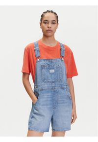 Levi's® Ogrodniczki Utility 001UY-0000 Niebieski Loose Fit. Kolor: niebieski. Materiał: bawełna