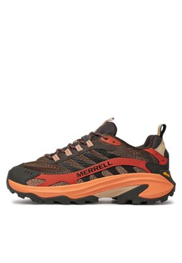 Merrell Sneakersy Moab Speed 2 J037531 Pomarańczowy. Kolor: pomarańczowy. Materiał: materiał