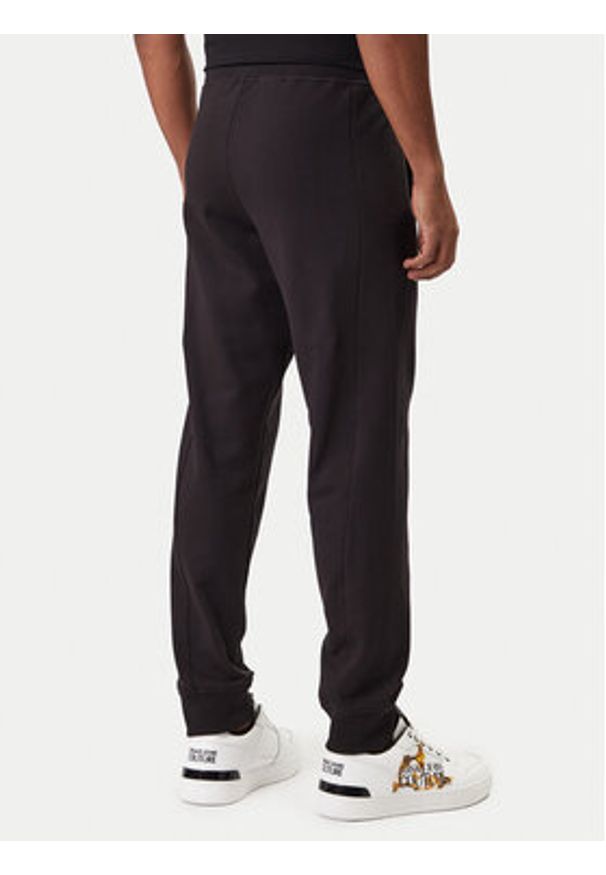 Versace Jeans Couture Spodnie dresowe 80GAAT00 CF01T Czarny Regular Fit. Kolor: czarny. Materiał: bawełna