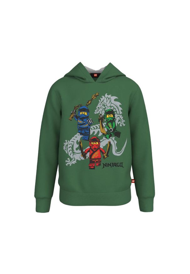 LEGO Wear - Polar turystyczny dziecięcy LEGO. Kolor: zielony. Materiał: polar