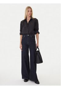 TOMMY HILFIGER - Tommy Hilfiger Koszula WW0WW45612 Czarny Relaxed Fit. Kolor: czarny. Materiał: bawełna #4