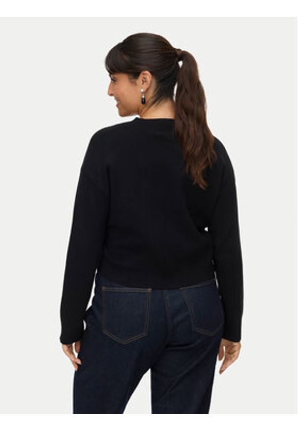 Vero Moda Kardigan Gold Art 10332210 Czarny Regular Fit. Kolor: czarny. Materiał: wiskoza