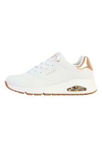 skechers - Buty na co dzień damskie SKECHERS UNO GOLDEN AIR. Okazja: na co dzień. Kolor: biały. Materiał: syntetyk, materiał. Sport: turystyka piesza #1
