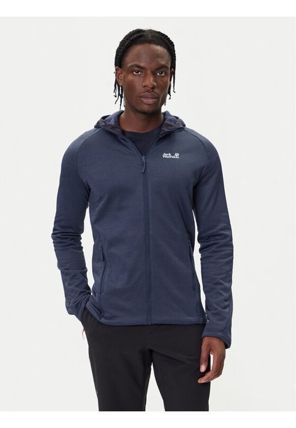 Jack Wolfskin Polar Peak District A65272 Granatowy Regular Fit. Kolor: niebieski. Materiał: syntetyk