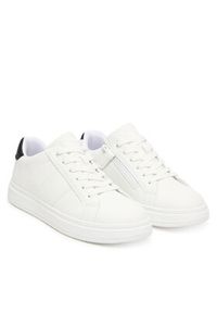 Calvin Klein Sneakersy Low Cut Lace-Up V3X9-83293-1355 D Biały. Kolor: biały. Materiał: skóra #3