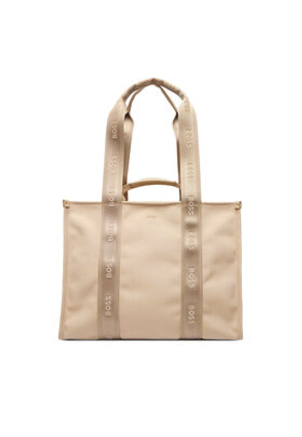 BOSS Torebka 50558113 Beżowy. Kolor: beżowy