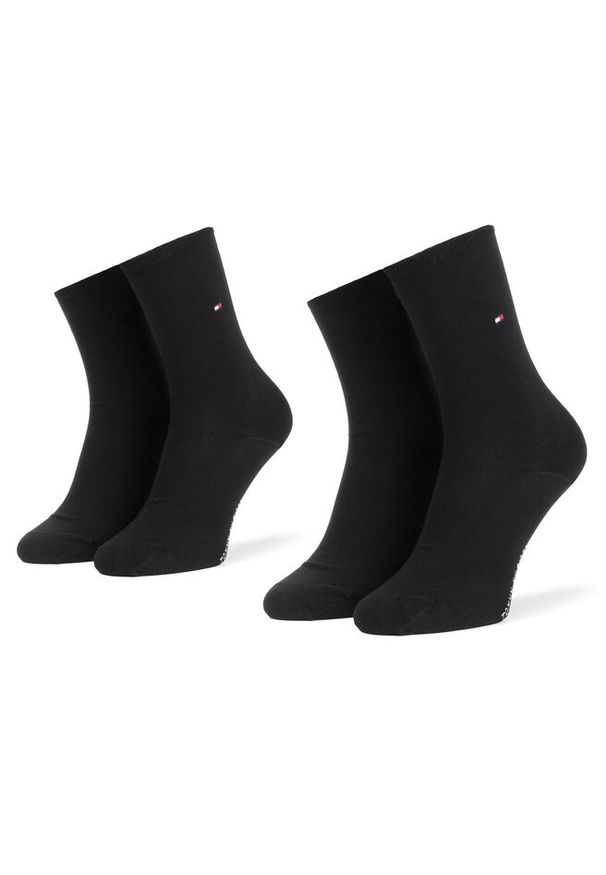 TOMMY HILFIGER - Skarpety długie Tommy Hilfiger. Kolor: czarny