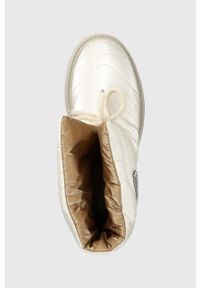 Blauer śniegowce Blanca kolor biały F3BLANCA02.DOW. Nosek buta: okrągły. Kolor: beżowy. Materiał: guma. Obcas: na platformie #4