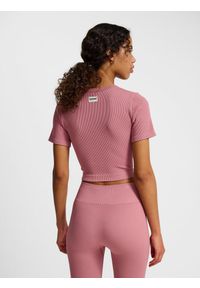 Damska koszulka bezszwowa Hummel Pulse. Kolor: fioletowy. Sport: fitness #2
