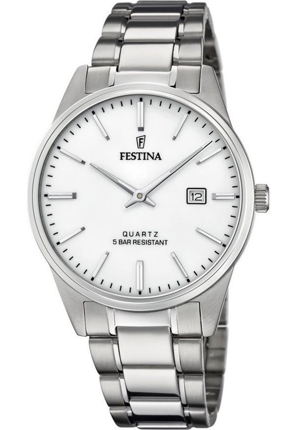 Zegarek Festina Zegarek męski Festina F20511-2 srebrny. Kolor: srebrny