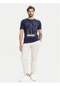 YSABEL MORA T-Shirt 90509 Granatowy Regular Fit. Kolor: niebieski. Materiał: bawełna #3