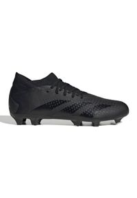 Adidas - Buty piłkarskie adidas Predator Accuracy.3 Fg M GW4593 czarne czarne. Zapięcie: sznurówki. Kolor: czarny. Materiał: guma, syntetyk. Sport: piłka nożna #1