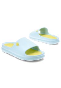 Hot Potatoes by Gioseppo - Niebieskie Klapki Damskie Hot Potatoes Z Wymienną Wkładką. Okazja: na co dzień. Nosek buta: otwarty. Kolor: niebieski. Styl: casual #7