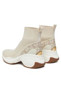 MICHAEL Michael Kors Sneakersy Zuma Bootie 43R4ZUFE5D Écru. Materiał: materiał #6