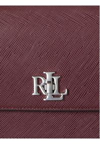 Lauren Ralph Lauren - LAUREN RALPH LAUREN Torebka 431974272007 Bordowy. Kolor: czerwony. Materiał: skórzane