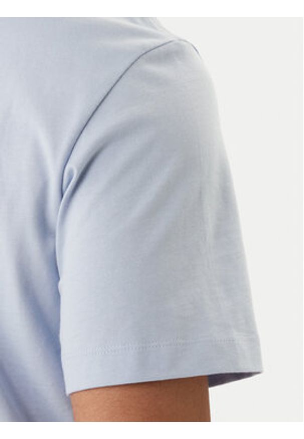 Calvin Klein Jeans T-Shirt Hero Monologo LV04RB862G Błękitny Regular Fit. Kolor: niebieski. Materiał: bawełna