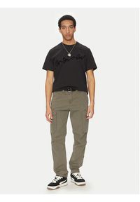 G-Star RAW - G-Star Raw T-Shirt Floock G-Script D25148-C784 Czarny Regular Fit. Kolor: czarny. Materiał: bawełna #2