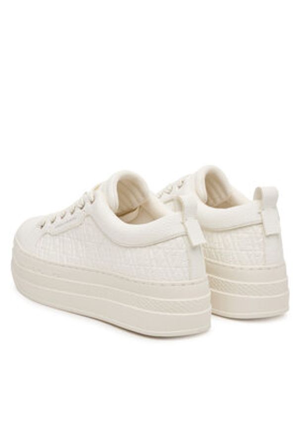 Armani Exchange Sneakersy XW001630 AF17351 U0011 Biały. Kolor: biały. Materiał: skóra