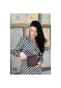 Listonoszka skórzana PAOLO PERUZZI IN-61-BR brązowa. Kolor: brązowy. Sezon: wiosna, zima, jesień, lato. Materiał: skórzane. Rodzaj torebki: na ramię #1