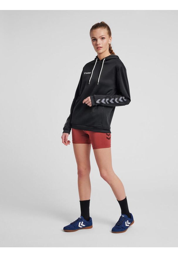 Bluza damska z kapturem Hummel hmlAUTHENTIC Poly. Typ kołnierza: kaptur. Kolor: czarny, biały, wielokolorowy. Sport: fitness