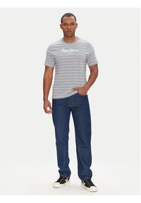 Pepe Jeans T-Shirt PM509407 Niebieski Regular Fit. Kolor: niebieski. Materiał: bawełna #3