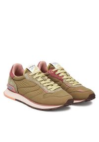 HOFF Sneakersy Track & Field 22517001 Khaki. Kolor: brązowy. Materiał: skóra, zamsz