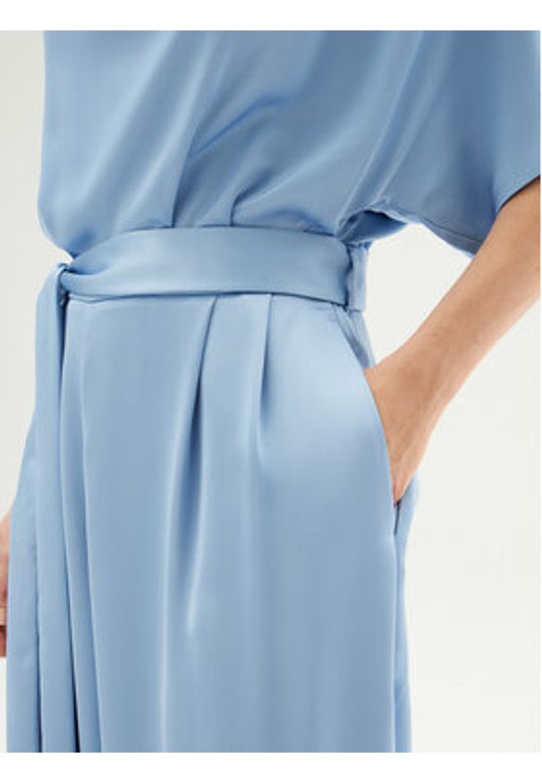 Hugo - HUGO Kombinezon Kasmina-1 50529962 Błękitny Regular Fit. Kolor: niebieski. Materiał: syntetyk