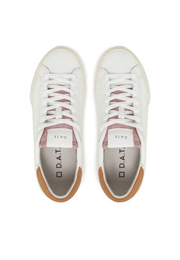 D.A.T.E. Sneakersy Hill Low W421-HL-MX Biały. Kolor: biały. Materiał: skóra