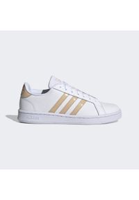 Buty Kobieta Adidas Grand Court biały. Okazja: na co dzień. Kolor: różowy, biały, wielokolorowy