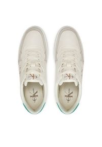 Calvin Klein Jeans Sneakersy Classic Cupsole Low Lth Ml YM0YM00885 Écru. Materiał: skóra