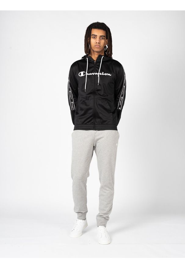 Champion Bluza | 217838 | Mężczyzna | Czarny. Okazja: na co dzień. Kolor: czarny. Materiał: poliester. Długość: długie. Wzór: nadruk. Styl: sportowy, elegancki, klasyczny, casual