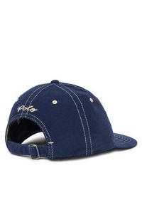 Polo Ralph Lauren Czapka z daszkiem 211977401001 Granatowy. Kolor: niebieski. Materiał: materiał, bawełna