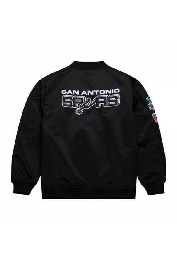 Kurtka uniwersalna męska Mitchell & Ness San Antonio Spurs. Kolor: czarny