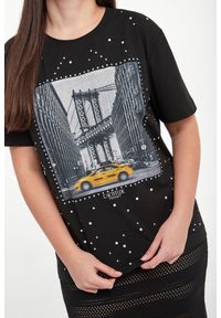 Twinset Milano - T-shirt damski z nadrukiem TWINSET ACTITUDE. Wzór: nadruk #5