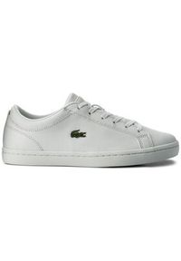 Lacoste Sneakersy Straightset Bl 1 Spw 7-32SPW0133001 Biały. Kolor: biały. Materiał: skóra #6