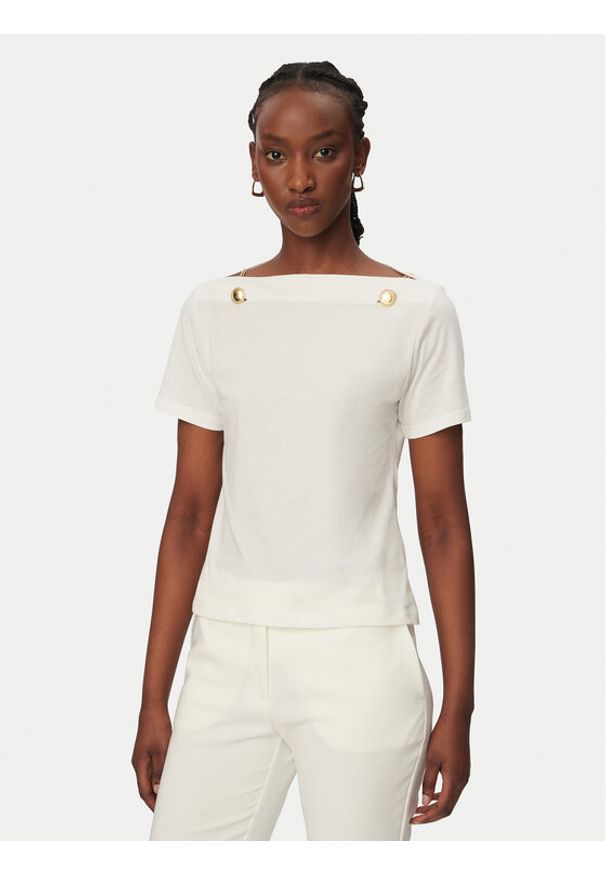 Rinascimento Bluzka CFC0128105003 Biały Regular Fit. Kolor: biały. Materiał: bawełna