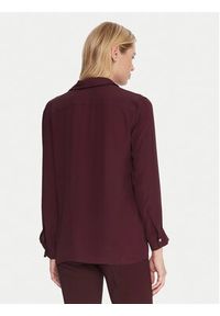 Marella Koszula Cabiria 2523116071 Bordowy Regular Fit. Kolor: czerwony. Materiał: acetat #3