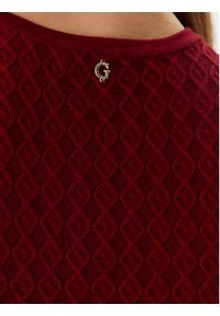 Guess Sukienka dzianinowa W5BK68 Z2YJ2 Czerwony Slim Fit. Kolor: czerwony. Materiał: syntetyk #3
