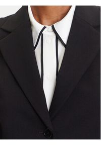 Karl Lagerfeld - KARL LAGERFELD Marynarka A3W14040 Czarny Slim Fit. Typ kołnierza: dekolt w karo. Kolor: czarny. Materiał: syntetyk #2
