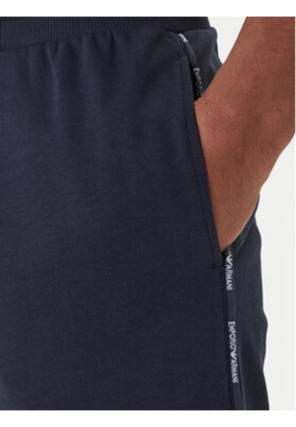 Emporio Armani Underwear Szorty sportowe EM000495 AF18887 UB102 Granatowy Regular Fit. Kolor: niebieski. Materiał: bawełna. Styl: sportowy