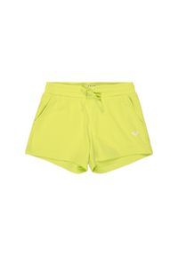Roxy - Spodenki dresowe dla Dziewczynki SURF FEELING TERRY Zielony. Kolor: zielony. Materiał: poliester, bawełna, tkanina. Długość: krótkie. Sezon: lato. Styl: klasyczny #1
