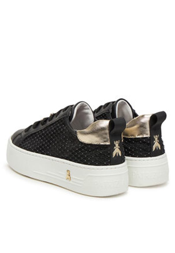 Patrizia Pepe Sneakersy PPJ308.31 Czarny. Kolor: czarny. Materiał: materiał