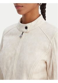 Desigual Kurtka przejściowa 26SWEW10 Kremowy Regular Fit. Kolor: kremowy. Materiał: syntetyk #4