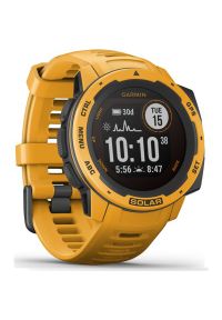 Zegarek sportowy GARMIN Instinct Solar Żółty. Kolor: żółty. Materiał: włókno. Styl: sportowy #3