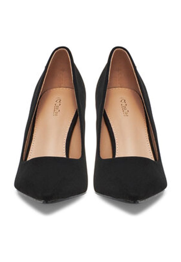 DeeZee Szpilki EZ-23-1B Czarny. Kolor: czarny. Materiał: materiał. Obcas: na szpilce