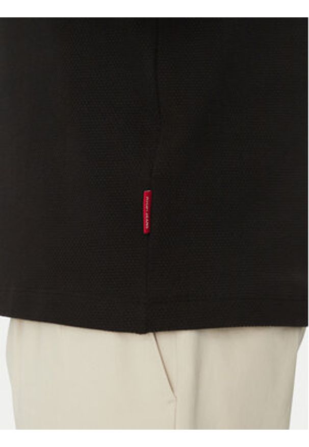 JOOP! Jeans Polo 15 JJJ-17Amare 30046012 Czarny Modern Fit. Typ kołnierza: polo. Kolor: czarny. Materiał: bawełna