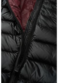 Blauer USA - BLAUER Czarna damska kurtka Kristin Raincoat Long Jackets. Kolor: czarny. Materiał: puch, poliamid. Długość rękawa: długi rękaw. Długość: długie