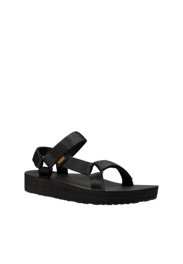 Buty do chodzenia damskie Teva Midform. Zapięcie: klamry. Kolor: czarny. Materiał: materiał, syntetyk, tkanina. Sport: turystyka piesza