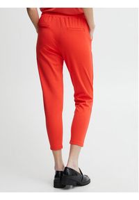 ICHI Spodnie materiałowe 20104757 Pomarańczowy Slim Fit. Kolor: pomarańczowy. Materiał: syntetyk #4