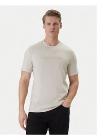 Calvin Klein T-Shirt LV04LF810G Écru Regular Fit. Materiał: bawełna #1